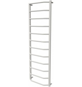 Біла рушникосушилка Standart 12 RAL9016 драбинка 1250x432, white
