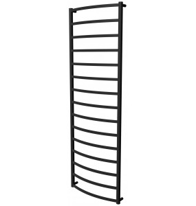 Рушникосушка Elite 15 чорна RAL9005 драбинка 1550x532, black