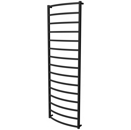 Рушникосушка Elite 15 чорна RAL9005 драбинка 1550x532, black