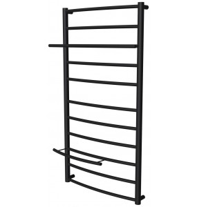 Чорна сушка для рушників Safo 11 RAL9005 драбинка 1000x482, black