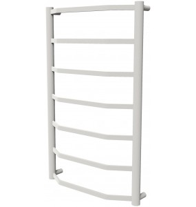 Біла рушникосушка Luxe 7 RAL9016 драбинка 750x482, white