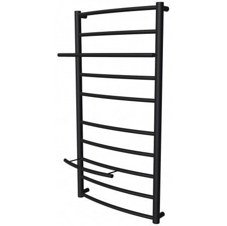 Рушникосушка Safo 10 чорна RAL9005 драбинка 900x482, black