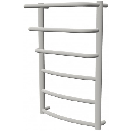 Біла рушникосушка Grosse 6 RAL9016 драбинка 650x432, white