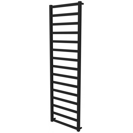 Чорна рушникосушка Extra 15 RAL9005 драбинка 1550x480, black