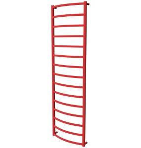 Сушарка для рушників Elite 15 червона RAL3020 драбинка 1550x482, red