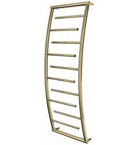 Рушникосушка Atlantica 10 золото драбинка 1150x432, gold