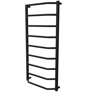 Чорна сушарка для рушників Standart 9 RAL9005 драбинка 950x482, black