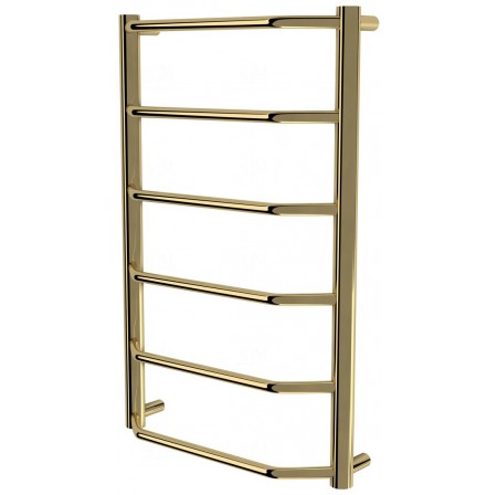 Золота сушка для рушників Standart 6 драбинка 650x432, gold