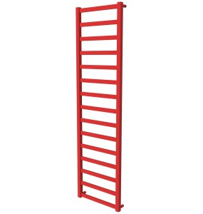 Червона рушникосушка Extra 15 RAL3020 драбинка 1550x430, red