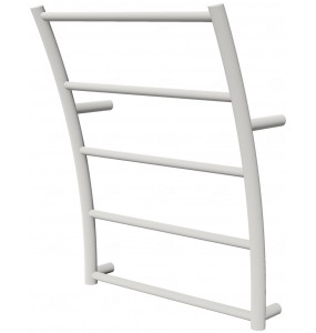 Рушникосушка Wave 5 біла RAL9016 драбинка 540x425, white