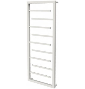 Біла сушка для рушників Prestige 9 RAL9016 драбинка 1050x480, white