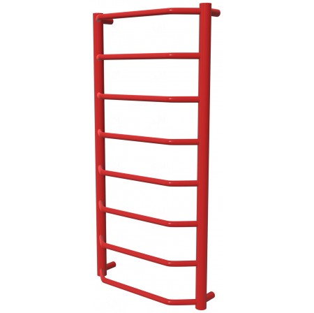 Червона сушарка для рушників Standart 8 RAL3020 драбинка 850x432, red