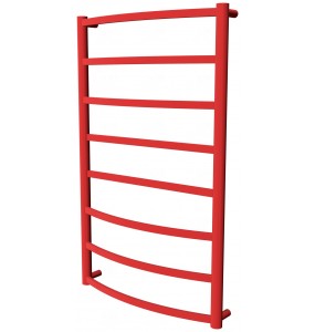 Червона рушникосушилка Elite 8 RAL3020 драбинка 850x532, red
