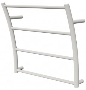 Рушникосушилка Wave 4 біла RAL9016 драбинка 440x475, white