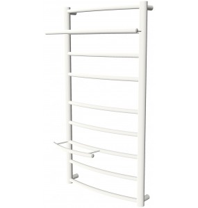 Біла рушникосушка Safo 9 RAL9016 драбинка 800x432, white