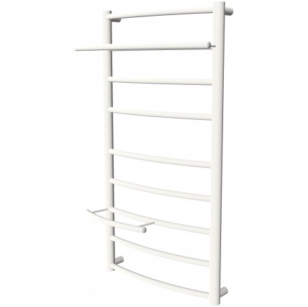 Біла рушникосушка Safo 9 RAL9016 драбинка 800x432, white