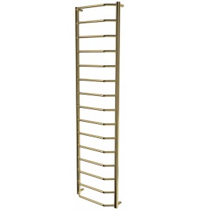 Золота сушка для рушників Standart 15 драбинка 1550x432, gold