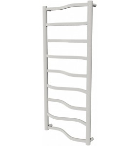 Біла рушникосушка Lagoon 9 RAL9016 драбинка 950x432, white