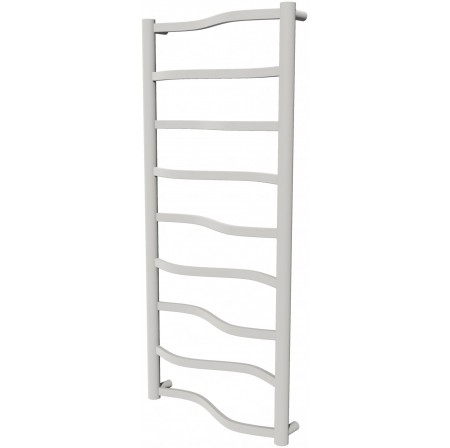Біла рушникосушка Lagoon 9 RAL9016 драбинка 950x432, white
