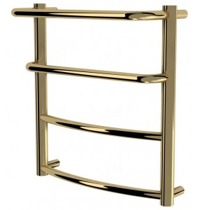 Золота рушникосушка Grosse 4 драбинка 450x432, gold