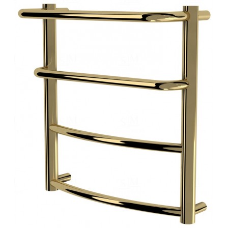 Золота рушникосушка Grosse 4 драбинка 450x432, gold