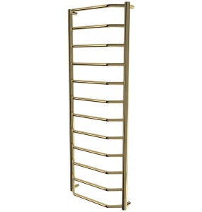 Рушникосушилка Standart 12 золото драбинка 1250x482, gold