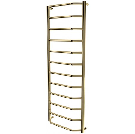 Рушникосушилка Standart 12 золото драбинка 1250x482, gold