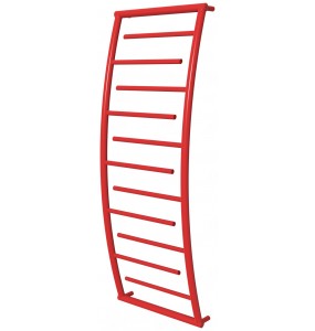 Рушникосушка Atlantica 11 червона RAL3020 драбинка 1250x482, red