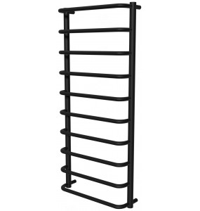 Сушка для рушників Modern 10 чорна RAL9005 драбинка 1050x482, black