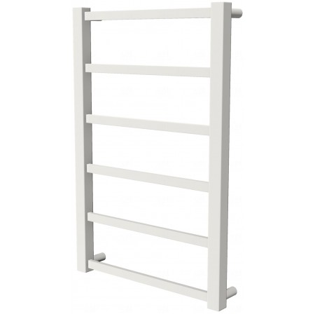Біла сушарка для рушників Quatro 6 RAL9016 драбинка 650x430, white