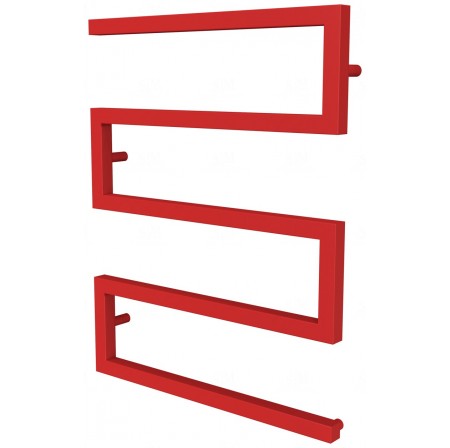 Сушарка для рушників Ultra 4 червона RAL3020 змійка 730x550, red