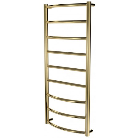 Золота рушникосушка Classic 9 драбинка 950x432, gold