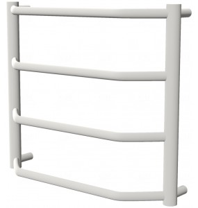 Сушарка для рушників Standart 4 біла RAL9016 драбинка 450x532, white