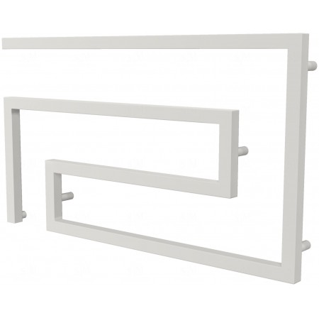 Біла сушарка для рушників Phyton 8 RAL9016 змійка 510x900, white