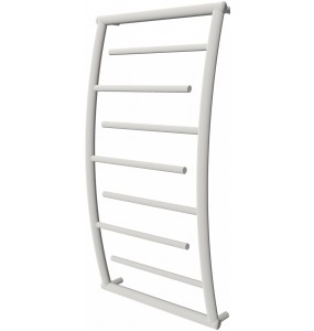 Біла рушникосушка Atlantica 7 RAL9016 драбинка 850x482, white