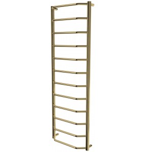 Рушникосушка Standart 12 золото драбинка 1250x432, gold