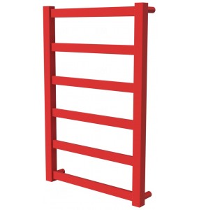 Червона сушарка для рушників Extra 6 RAL3020 драбинка 650x430, red
