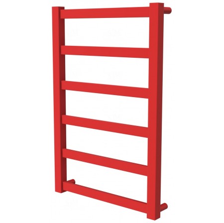 Червона сушарка для рушників Extra 6 RAL3020 драбинка 650x430, red