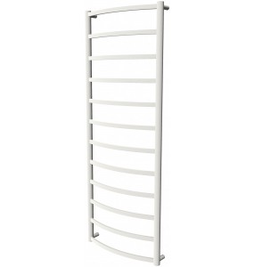 Біла сушарка для рушників Elite 12 RAL9016 драбинка 1250x482, white