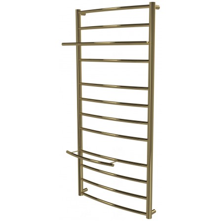 Рушникосушка Safo 12 золото драбинка 1100x532, gold