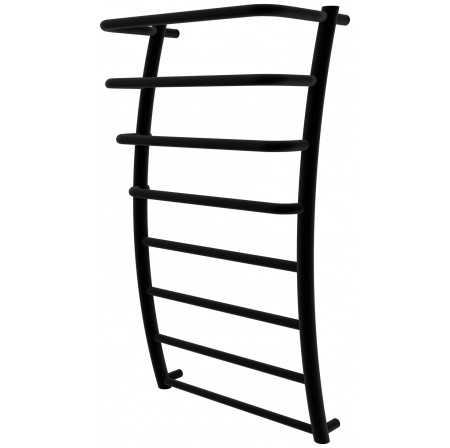 Рушникосушка Breeze 8 чорна RAL9005 драбинка 850x482, black