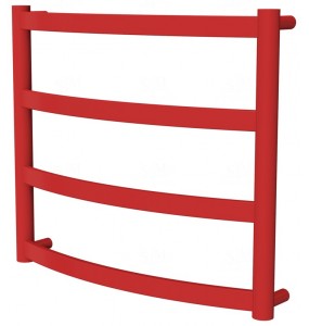 Сушарка для рушників Maxima 4 червона RAL3020 драбинка 450x532, red
