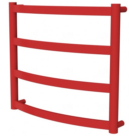Сушарка для рушників Maxima 4 червона RAL3020 драбинка 450x532, red
