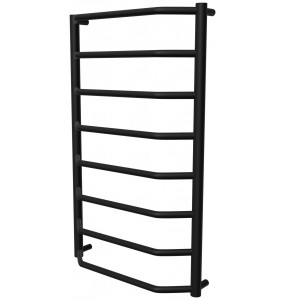 Чорна рушникосушка Standart 8 RAL9005 драбинка 850x532, black