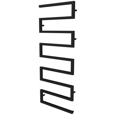 Сушарка для рушників Ultra 8 чорна RAL9005 змійка 1430x550, black
