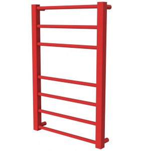 Рушникосушка Sonnet 7 червона RAL3020 драбинка 650x430, red