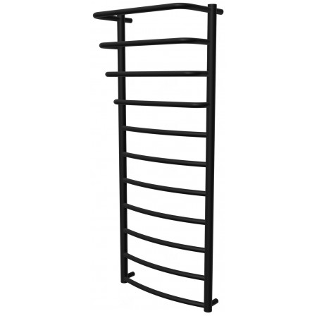 Сушарка для рушників Grosse 11 чорна RAL9005 драбинка 1150x482, black