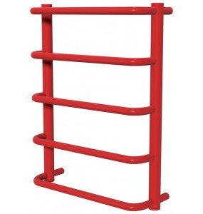 Сушарка для рушників Modern 5 червона RAL3020 драбинка 550x432, red