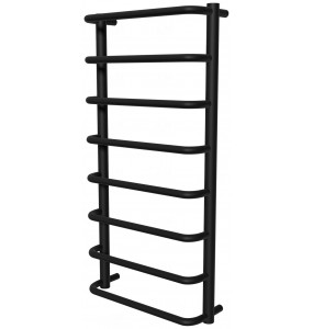 Рушникосушка Modern 8 чорна RAL9005 драбинка 850x432, black