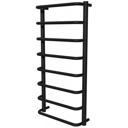 Рушникосушка Modern 8 чорна RAL9005 драбинка 850x432, black